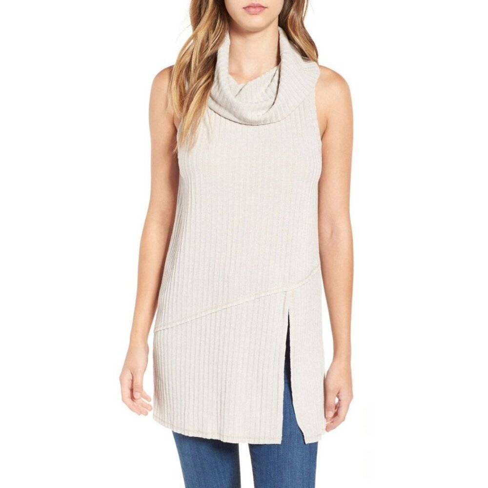 ASTR the LABEL Sleeveless Cowl Neck Tunic Top M